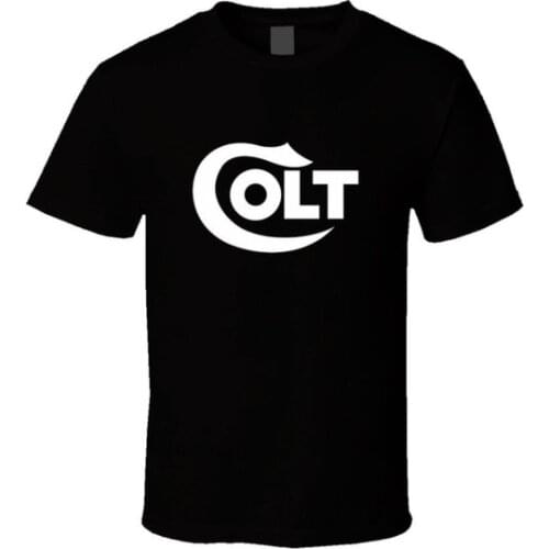 Colt Firearms 1911 Grips Saa 1903 Python Gun Hunting Beretta T Shirt Mens Round Neck Short Sleeves Cotton Bottoming T-shirt