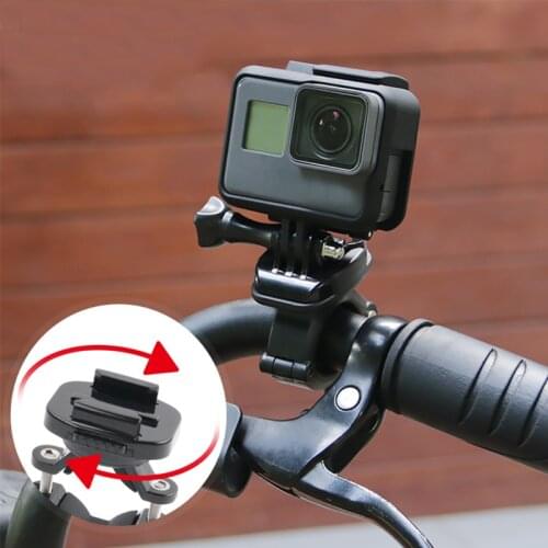 360 Rotary Clamp Bike Handlebar Pole Tube Mount for GoPro Hero 9 8 7 6 5 4 Session Yi 4K Sjcam EKEN Action Camera Accessories