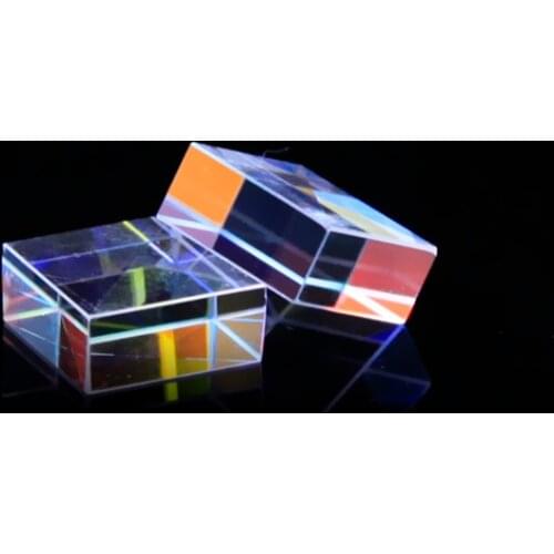 15*15*7mm Rectangular Dichroic Cube Prism High Energy Standard Cube Beam Splitter Prism