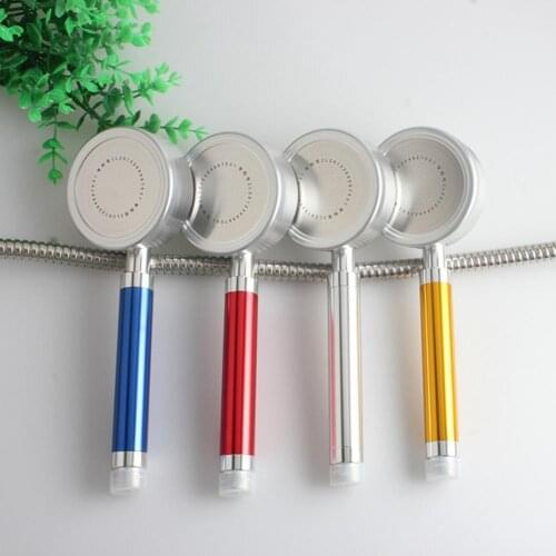 Handheld Shower Head Detachable High Pressure Space Aluminium Bath Shower Jets for Home Shower Head Faucet Replacement Parts