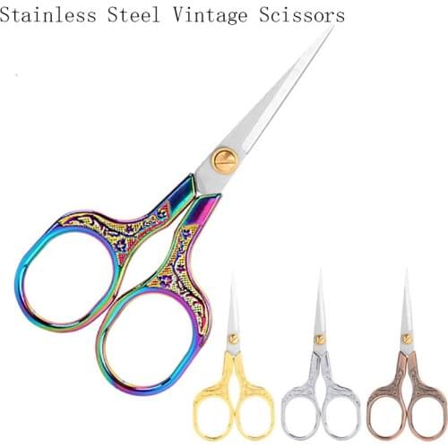 Sewing Scissors Stainless Steel Tailor Vintage Scissors Sharp Sewing Shears fFor Embroidery Sewing DIY Craft Art Work