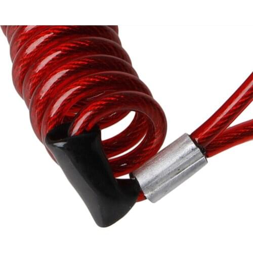 Bike Motorcycle Scooter Alarm Disc Lock Security Spring Reminder Cable Strong