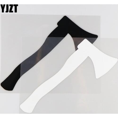 YJZT 16.1CM*12.9CM Axe Pattern Car Stickers Vinyl Decals Personalized Decoration 1A-0487