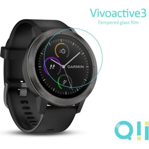 1 3 5Pcs 0.26mm Tempered Glass Film Skin For Garmin Vivoactive 3 Watch Screen Protetor Smart Accessories Scratch-resistant Cover