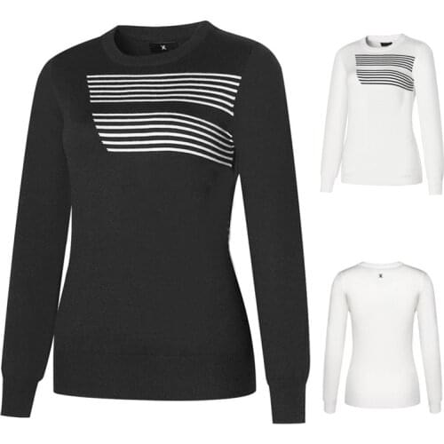Winter Golf Clothing Ladies Breathable and Warm High-Quality Sports Outdoor Shrink-Proof Long-Sleeved Slim-fit Sweater