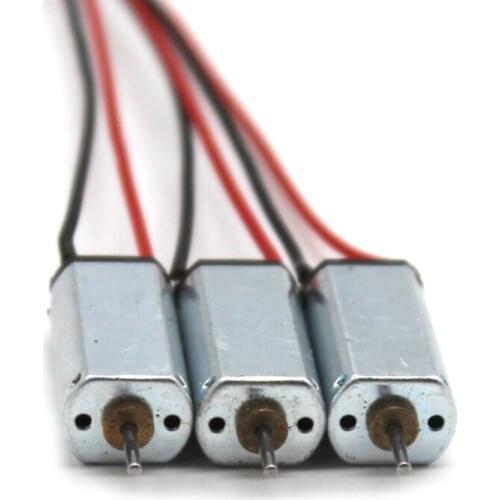 1PC 7*9*17 motor Micro DC motor with Welding wire high speed motor Solar motor16000rpm motor DIY electric toy accessories parts