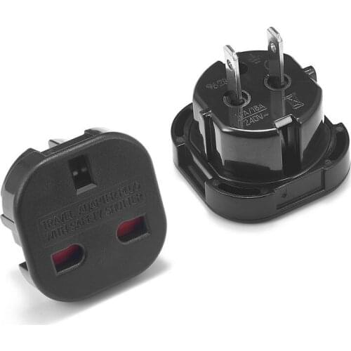 100pcs British UK To US AU Japan Travel Adapter American China Electric Plug Adapter Power Charger Outlet Socket AC Converter