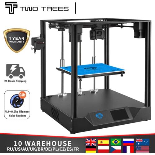 Twotrees 3D Printer Sapphire Pro Printing Masks Corexy BMG Extruder Color Touch Screen Resume Power Failure Printing TMC2208