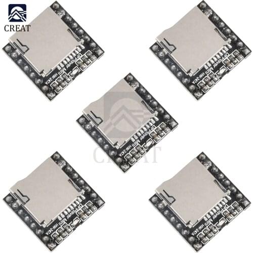 5pcs/Lot DFPlayer Mini MP3 Player Module TF Card U Disk Mini MP3 Player Audio Voice Decode Board Module For Arduino DF Player