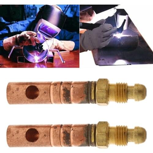 50LB 2pcs 57Y10 Gas & Power Cable Adapter FIT for WP-17 WP-9 WP-24G 24W TIG Welding Torch Welding & Soldering Supplies Tools