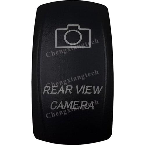 Car Boat Truck Backlit Swtich Cap- Laser Engraving - REAR VIEW CAMERA-for Led Carling Arb Narva 4x4 RV Rocker Switch, Cover Only