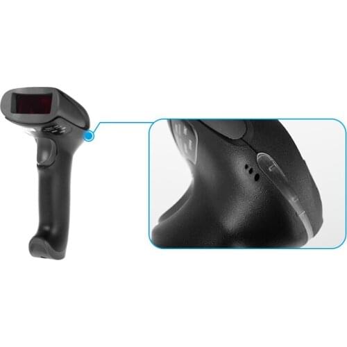 Wireless Barcode Scanner Laser Bar Code Reader with USB Receiver for POS and Inventory