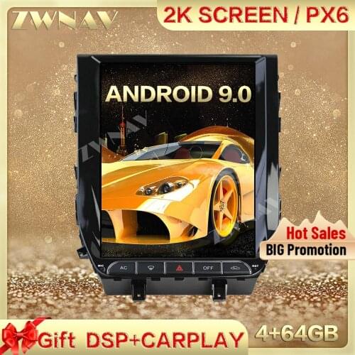 DSP Carplay Tesla screen Android 9.0 Car Multimedia Player For Toyota Land Cruiser 2016-2017 GPS Radio Auto stereo IPS head unit