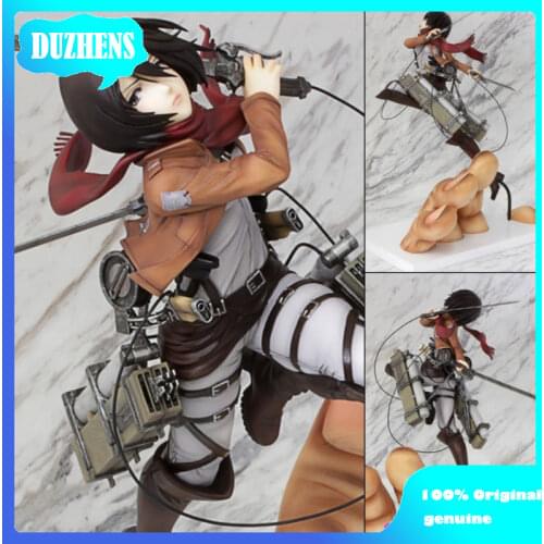 100% Original:Attack On Titan Mikasa Ackerman 1/7 PVC Action Figure Anime Figure Model Toys Figure Collection Doll Gift