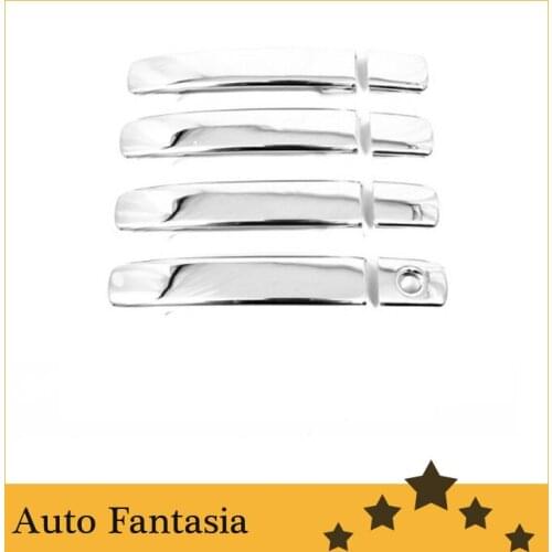 Flexible chrome trim Chrome Door Handle Cover for Nissan Qashqai / Dualis 07-09-Free Shipping