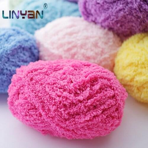 10balls*50g Coral fleece woolen yarn for knitting Baby sweater hat scarf threads Hand knitting cotton yarn for crochet ZL5407