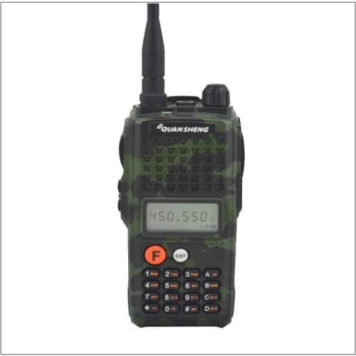 Camouflage 10Watt High Output Power Quansheng walkie talkie TG-K10AT UHF 400-470MHz Two-way Radio with 4000mAh Battery Pack
