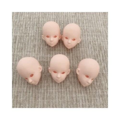 1/6 28cm Rare Collection Makeup pig head 22 jointed Doll Head Girl Dressing DIY Toy Parts Children Favor jishuzhai
