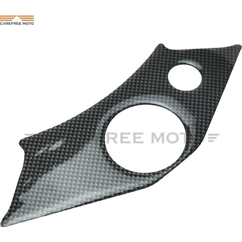Motorcycle Carbon Fiber Pattern Top Triple Clamp Yoke Sticker Case for Yamaha YZF600 YZF R6 600 1998-2002