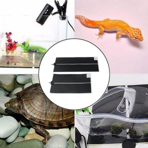 Reptile Heat Mat Multi Size Reptile Incubator Temperature Controller Pet Tuning Switch Heating Pad Accessories EU Plug 5W-45W