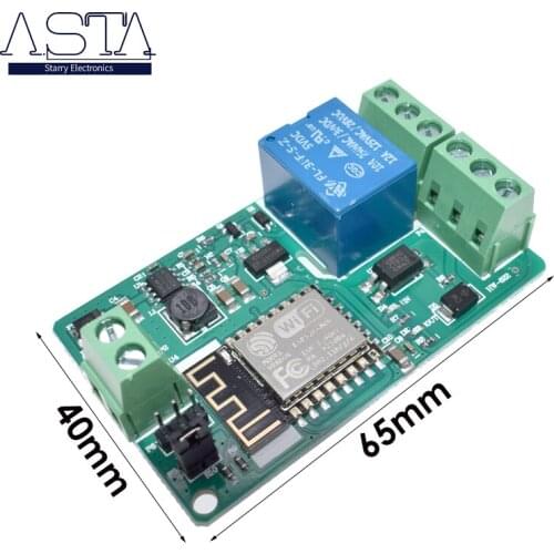 New Arrival Green ESP8266 10A 220V Network Relay WIFI Module Input DC 7V~30V Modules A21