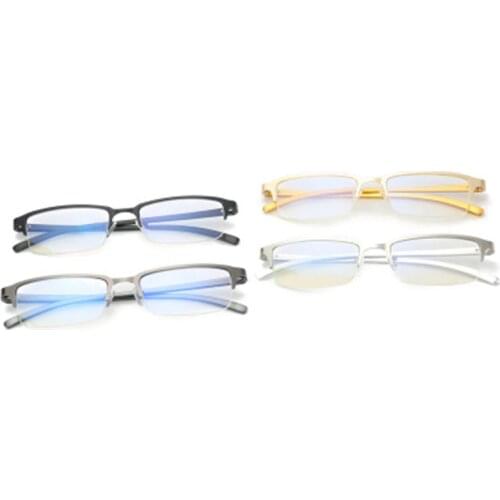Anti Blue Rays Glasses MEN Metal Frame Al-Mg Leg Aluminium Glasses Business Women Computer Gaming Men Optical Eyeglasses