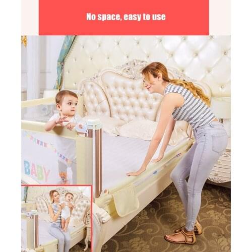 Baby Bed Fence Safety Gate Products child Barrier for beds Crib Rail Security Fencing for Children Guardrail Safe Kids playpen