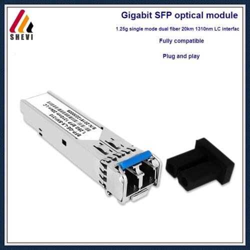 Optical module is compatible with Huawei H3C SFP Gigabit single mode dual fiber 1.25g 1310nm 20km LC