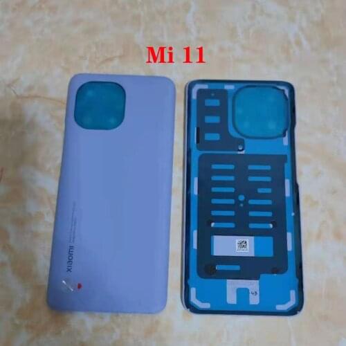 Original Back Battery Cover glass Housing Replacement Part for Xiaomi Mi 11