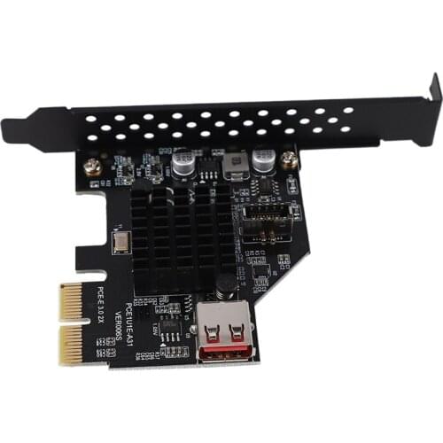 Add On Card Pci Express 3.0 Usb 3.1 Pci-E Card Pcie Usb Adapter Raiser Type-E Usb3.1 Gen2 10Gbps+Usb2.0 Expansion Card