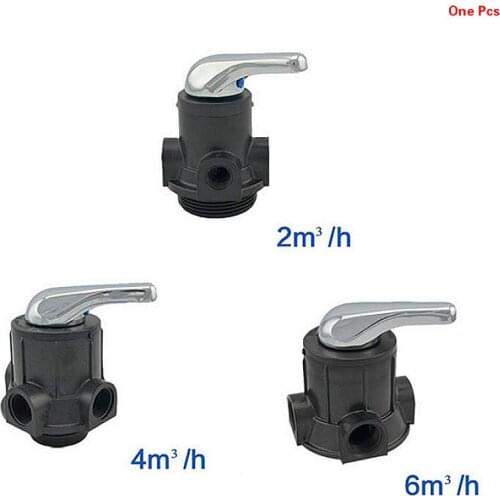 Manual backwash valve Rinse And Backwash Sand Filter Multi-port Control Valve Max Flow Rate 2 Ton 4 Ton 6 Ton for water filter