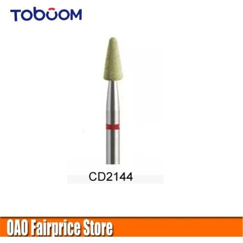Dental lab tools,TOBOOm ceramic diamond Grinders, Not require water for cooling,for zirconia and Cast porcelain,Fine,CD2144