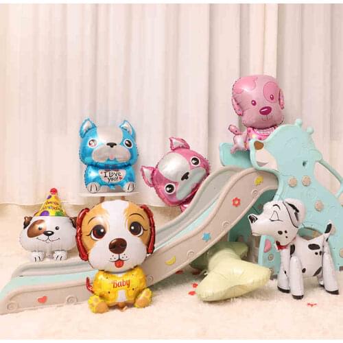 Dog balloon animal theme party balloons birthday balloon wedding decoration wholesale Dog Year balloons Squirrel