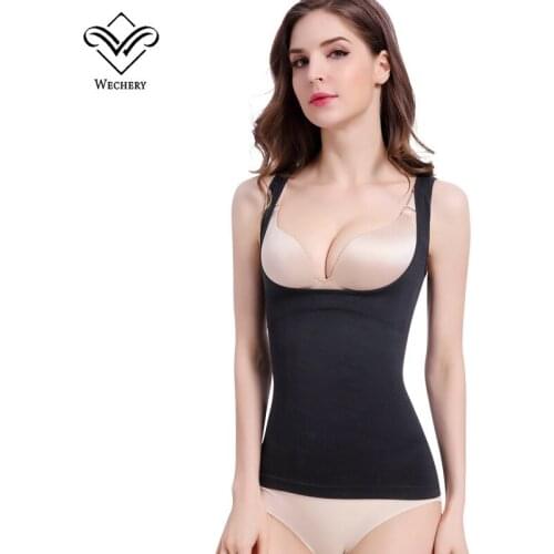 Wechery Postural Vest Fitness Corset Shapewear Abdomen Post Partum Belly Sheath Flat Tummy Plus Size Shapewear
