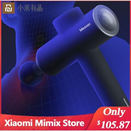 Youpin Meavon Double Mode Fascia Gun Handheld Portable Electric Fascia Hypervolt Vibration Machine Full Body Massage Tool Gun