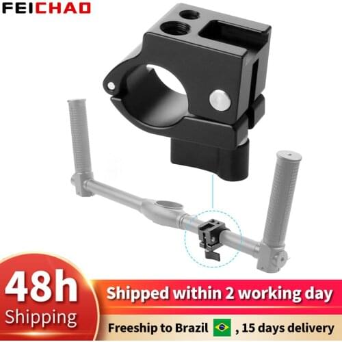 25mm 22mm Rod Clamp Monitor Mount Bracket Holder Cold Shoe Adapter for DJI Ronin M Zhiyun Crane2 Plus Crane V2 Gimbal Stabilizer