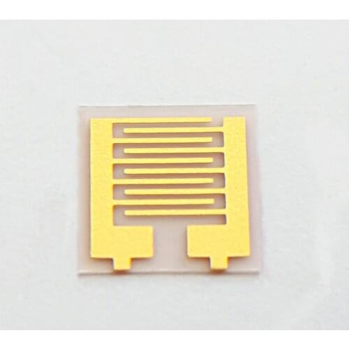 2pcs/lot 90um Flexible Interdigital Electrode PET Capacitance Array Scientific Research Experiment Sensor Chip IDE Biosensor