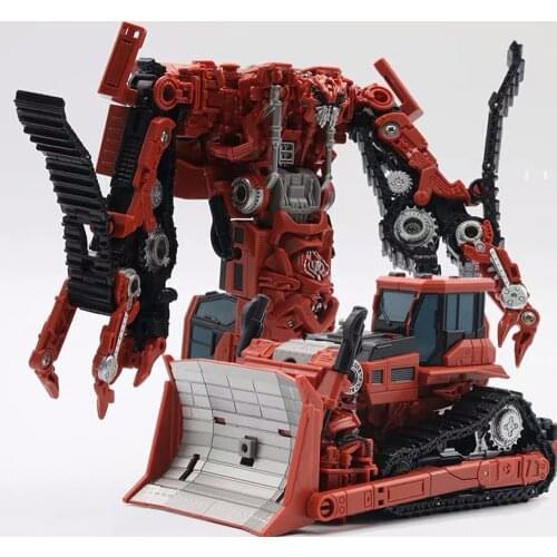 AOYI Transformation Robot H6001-8A KO SS Series Roaring Rampage Bulldozer Action Figure Model Kids Toys Deformation Collection
