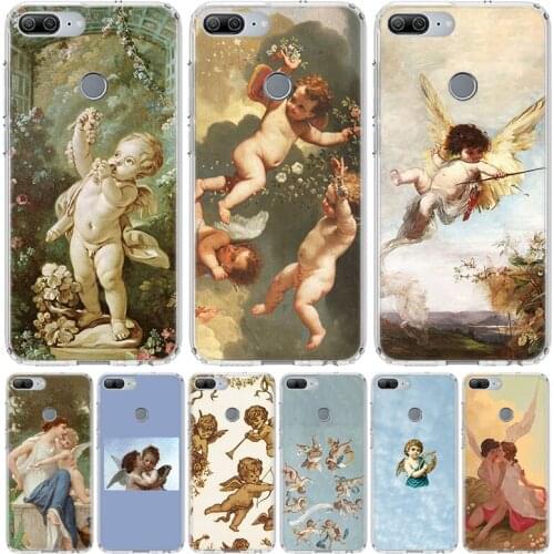 Angel Cupid Art Phone Case for Huawei Honor 10 9 Lite Y9 Y5 Y6 Y7 2019 8X 8A 8S 7A 7X 10i 20i Pro V30 Art Coque Capa