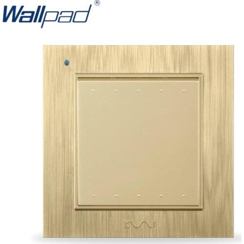 2018 Hot Sale 1 Gang 1 Way Push Button Switch Wallpad Luxury Wall Light Switch 10A 110~250V Interrupteur