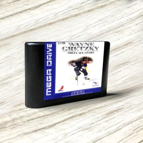 Wayne Gretzky and the NHLPA All-Stars - EUR Label Flashkit MD Card forSega Genesis Megadrive Video Game Console