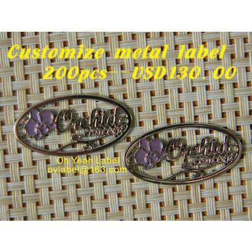 Customize metal labels/clothes labels/ main label / garment label