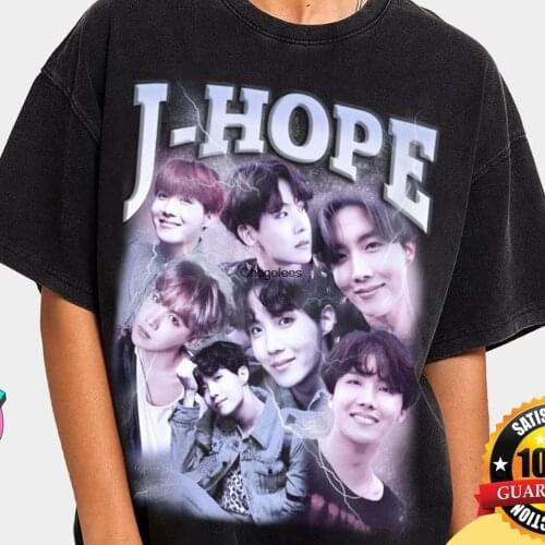 J hope ShirtBangtan Boys Group Members Group Shirt Jungkook Rap Monster taehyung Jimin suga j hope v Korean DF083