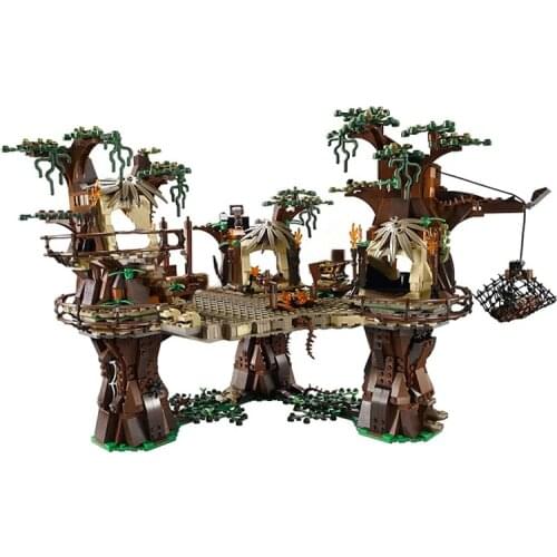 Big Movie Series Building Blocks Ewok Village Compatible 10236 05047 1998PCS Bricks Toys Children Birthday Gifts