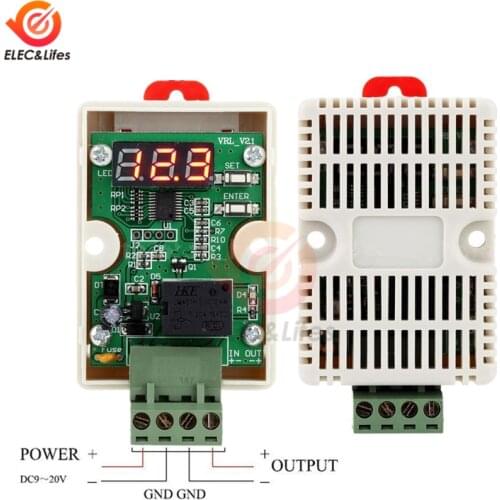 DC 12V 20A Car Battery Voltage Protection Controller Power on/off Switch Voltage Time Delay Adjustable Switch