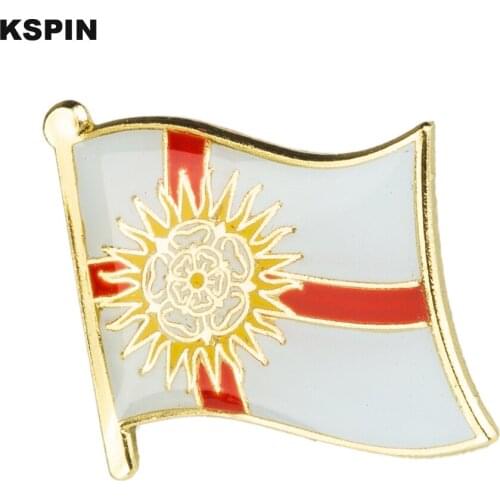 YORKSHIRE WEST RIDING Metal Badge Lapel Pins Brooch Jewelry Rozet in Badges Pin Set 10pcs XY0443