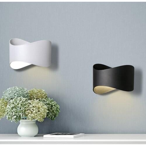 Modern LED Wall Sconce Lighting Fixture Lamps 9W Aluminum Indoor Wall Lamps for Living Room Bedroom Bedside Hallway Stairs