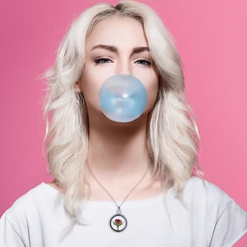 Necklace Rose Specimen Pendants Necklaces for Wemon Temperament Engagement Wedding 2021 Vintage Geometry Jewelry Gift Drop Ship