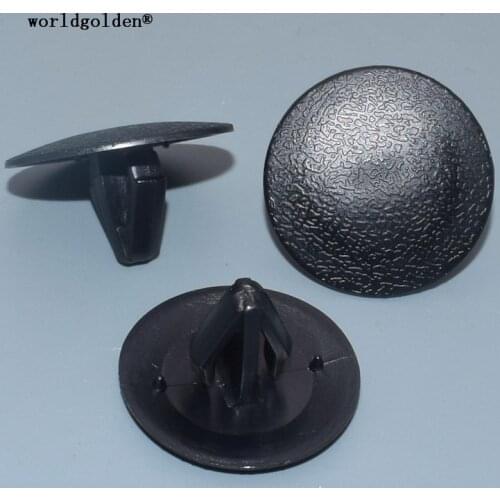 Worldgolden 100pcs plastic fasteners Hood Insulation Retainer for Hyundai#81126-37010(8112637010)