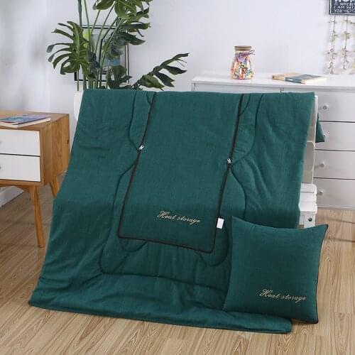 2 In 1 Cushion Travel Portable Nap Pillow Blanket Quilt Foldable Pillow Square Sofa Bedding Blanket Office Car Home Decoration